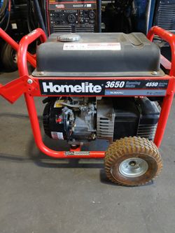 Homelite 4550 Watt Generator 