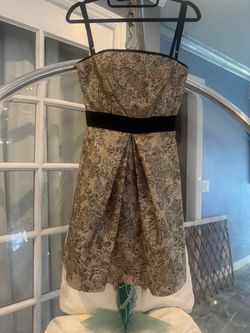 Dolce and Gabbana gold brocade dress