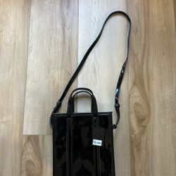 Brand New Patent Black Bag 