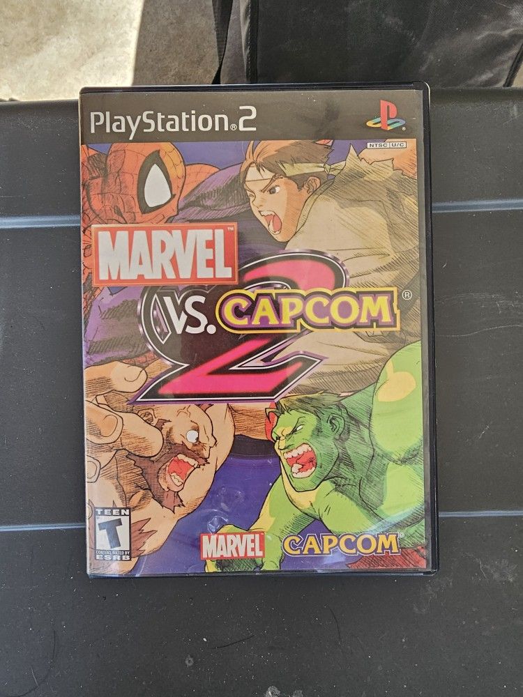 Rare!!! Marvel Vs Capcom 2 Ps2