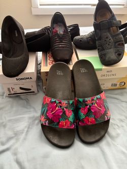 4 pairs of shoes