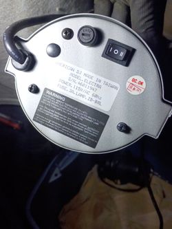 American DJ Electra stage effect light, manufactured in Taiwan.