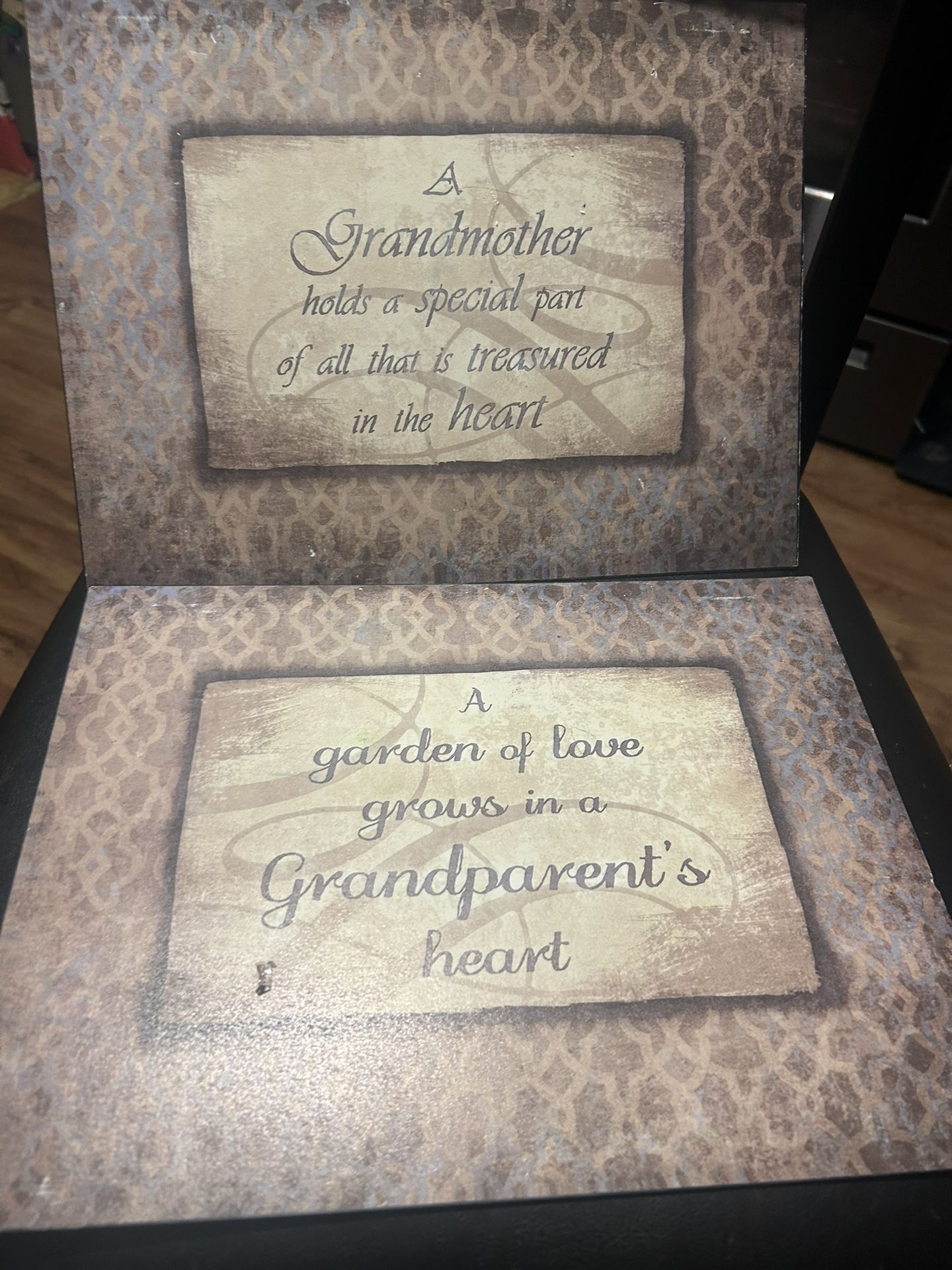 Grandparents Sign metal