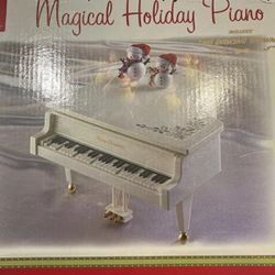 Magical Holiday Piano 12 Self-Playing Songs & 2 Dancing Snowmen