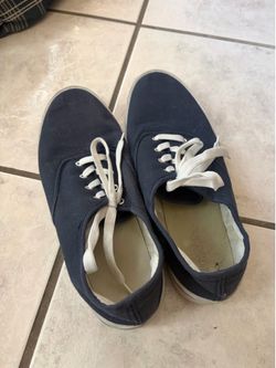 Navy Canvas Shoes