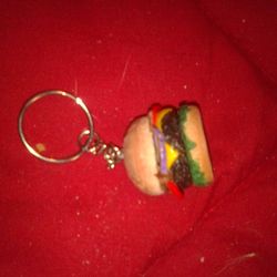 Cheeseburger Keychain