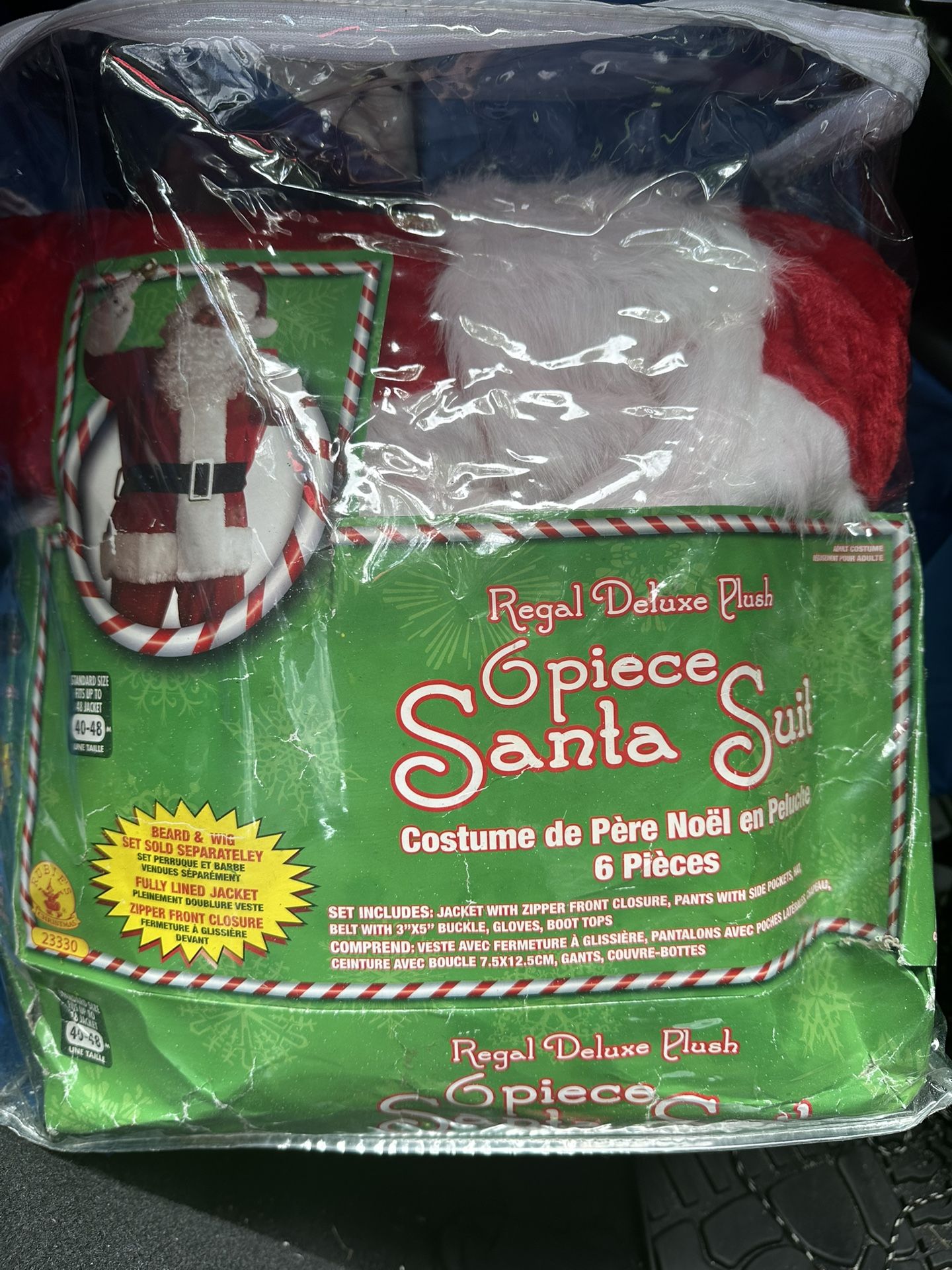 Santa Suit 6 Piece. Not Free Message For Price