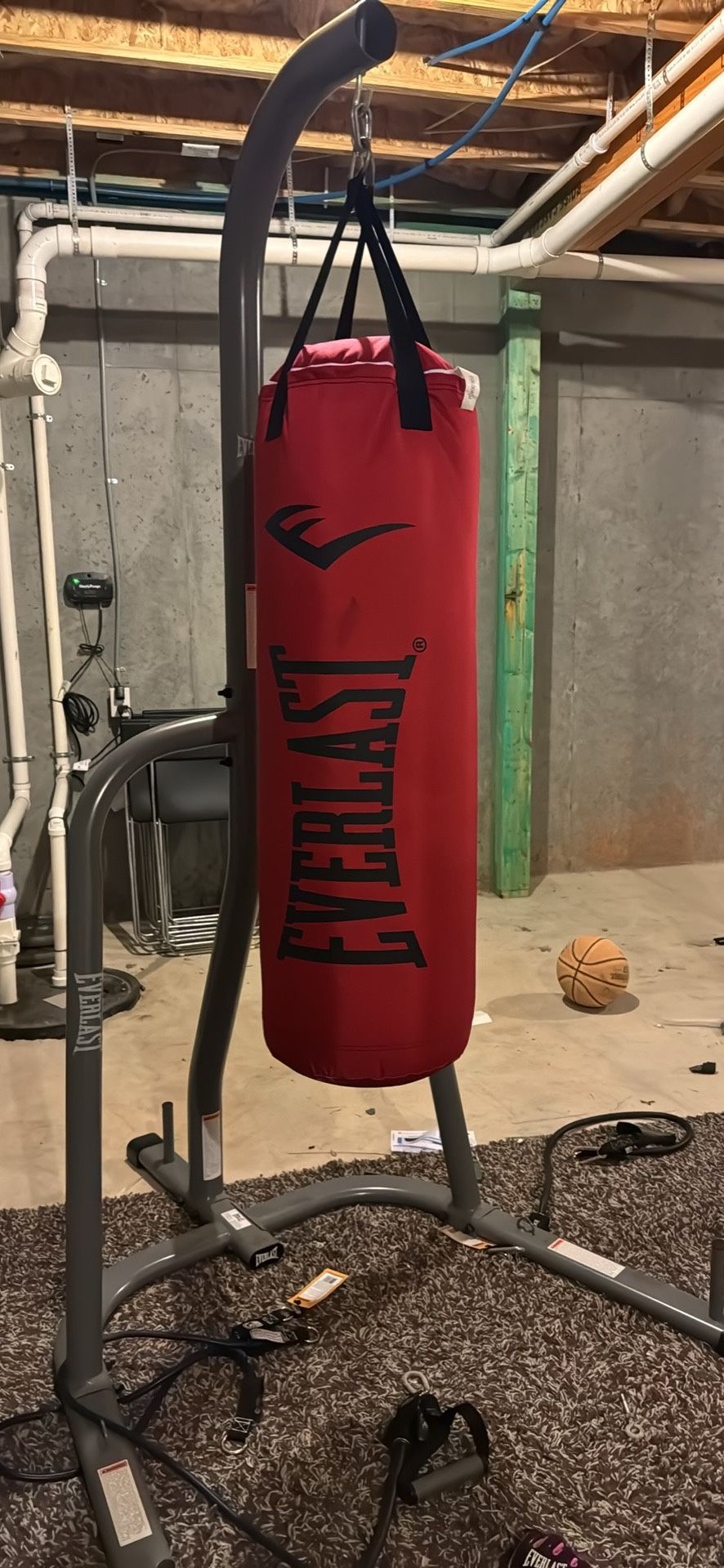 Everlast Punching Bag With Everlast Stand