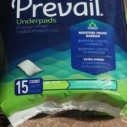 Prevail Underpads 15 Count 