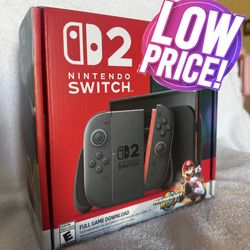 Nintendo Switch 2 Console Mario Kart World Bundle