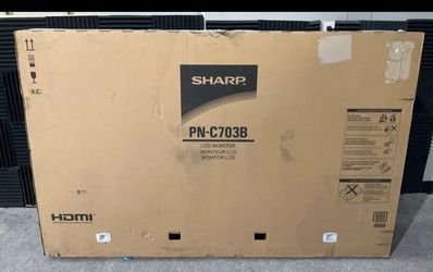 Sharp LCD monitor, touchscreen, interactive display