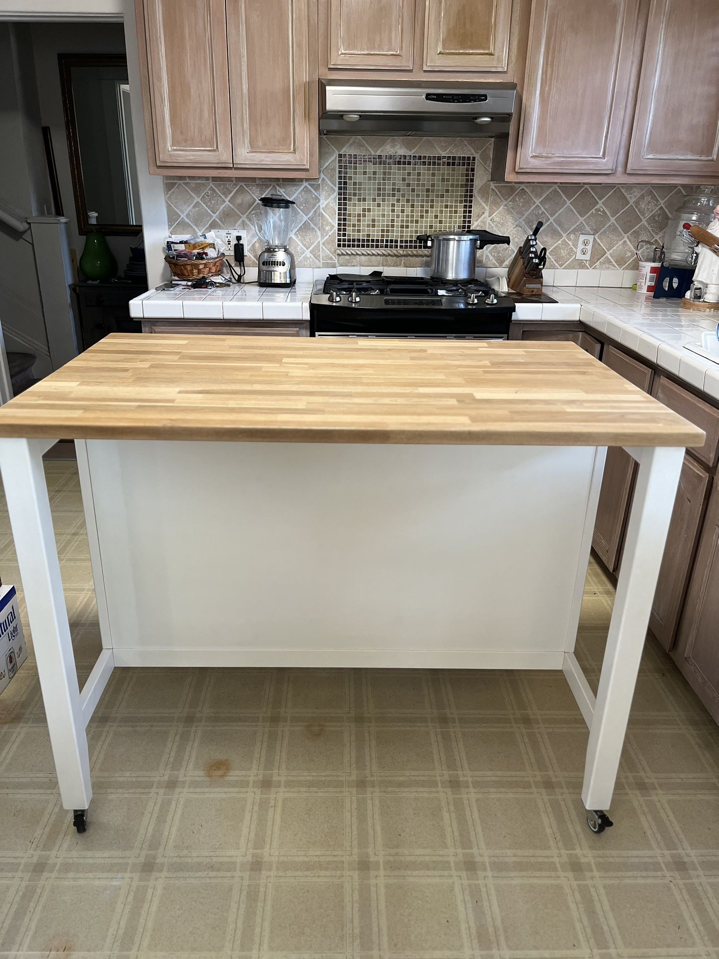 Ikea Stenstorp . "countertop height kitchen island with seating"