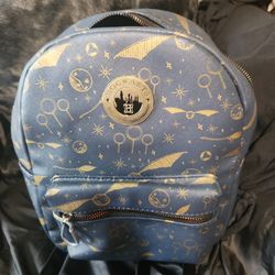 Harry Potter backpack gold/navy color