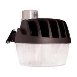 Halo Bronze LED Area and Wall Dusk to Dawn Security Light with Replaceable Photo Control, 5500 Lumens