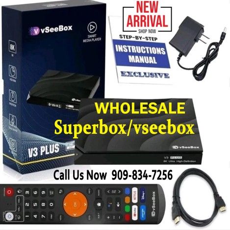 VSEEBOX V3 PLUS - BRAND NEW - AUTHORIZED DEALER - 1 YEAR WARRANTY