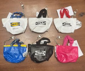 New 6 Mini IKEA Bag Keychains Japan Exclusive