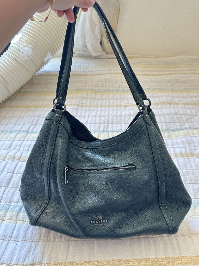 Green Coach Purse/Bag