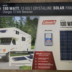 Pair of 100W Crystalline Solar Panel With 8.5 AMP Charge Controller