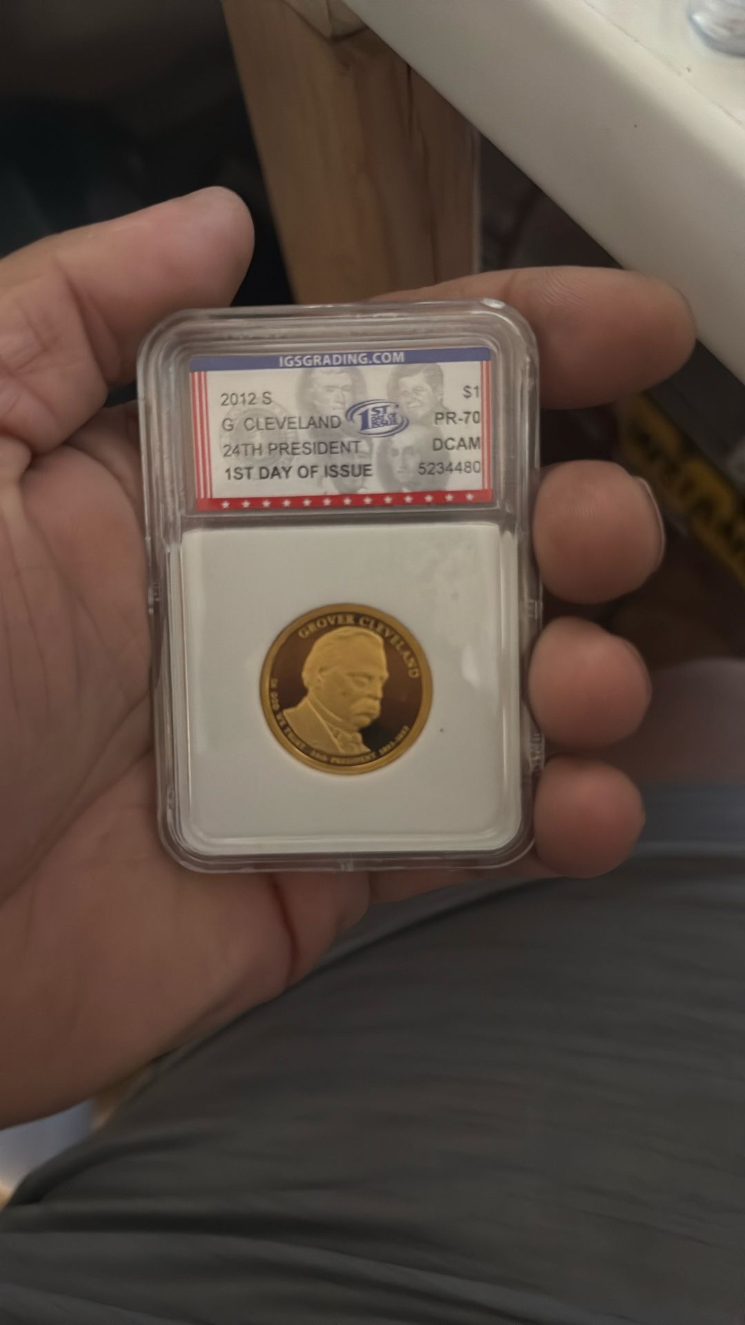 US Presidential Proof Dollar Coin