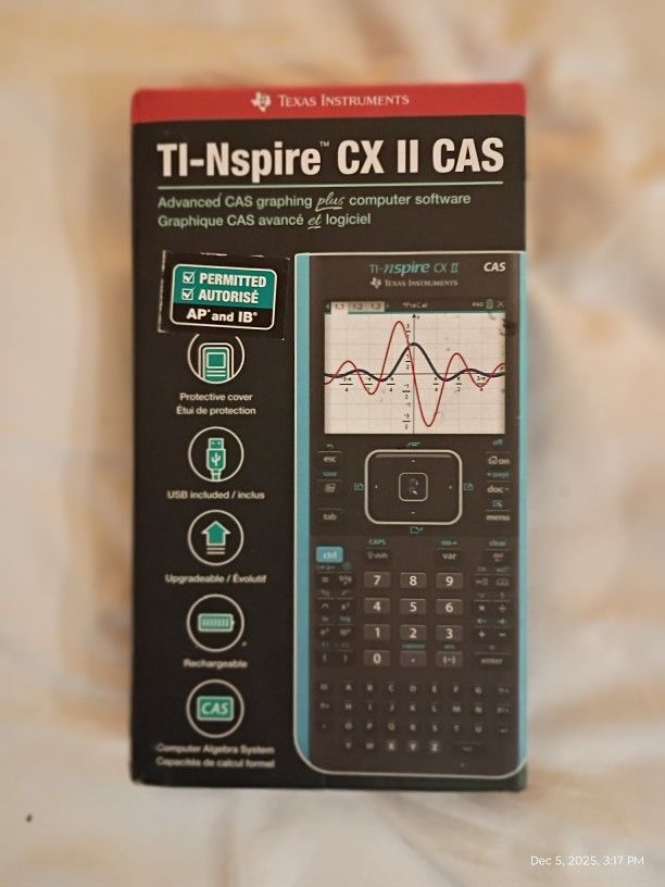 Texas Instruments Nspire CX II CAS Graphing Calculator