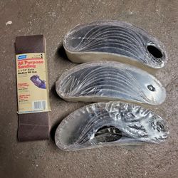 BELT SANDER 3PK OF 50 GRIT AND 1PK OF 80 GRIT
