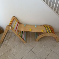 Toddler Climbing Triangle