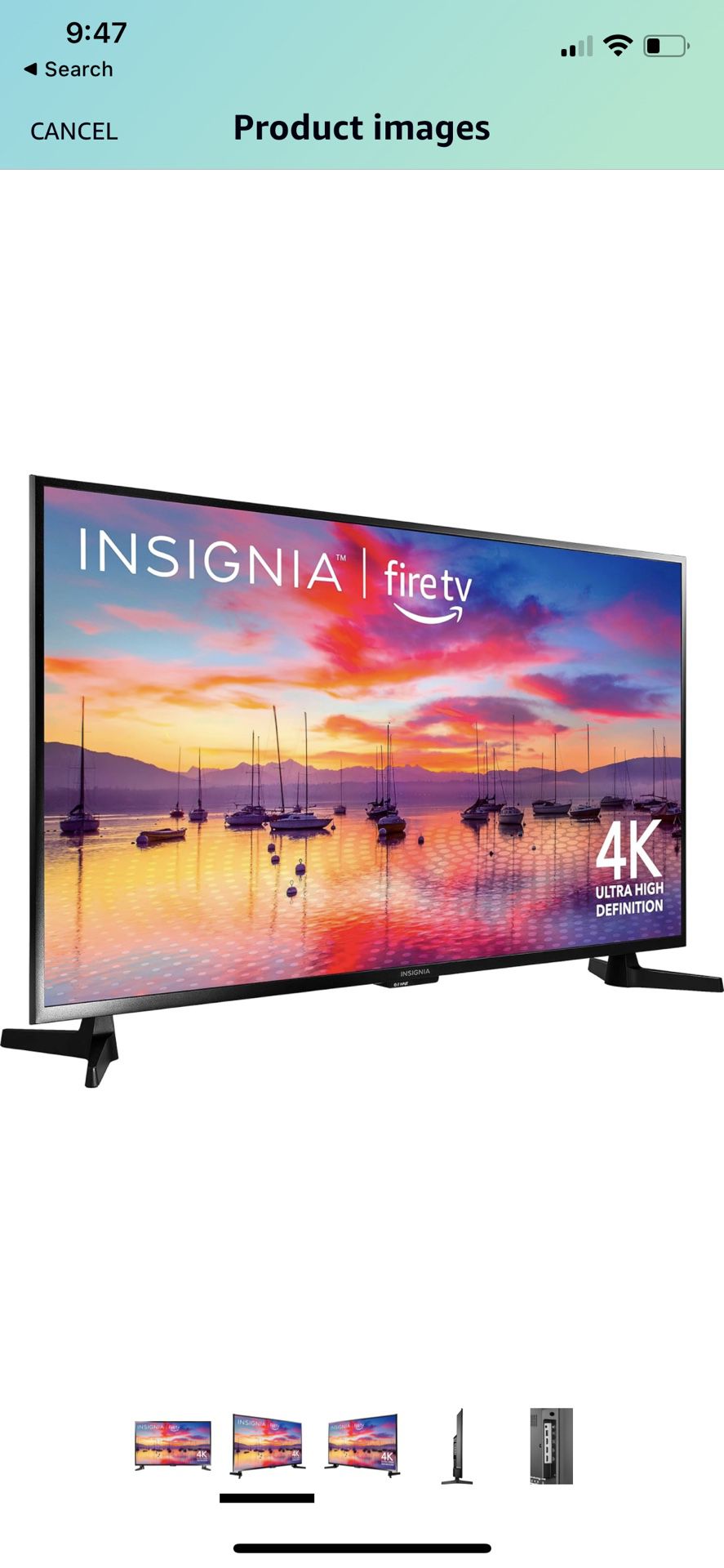 Insignia 42 Inch TV New In Box
