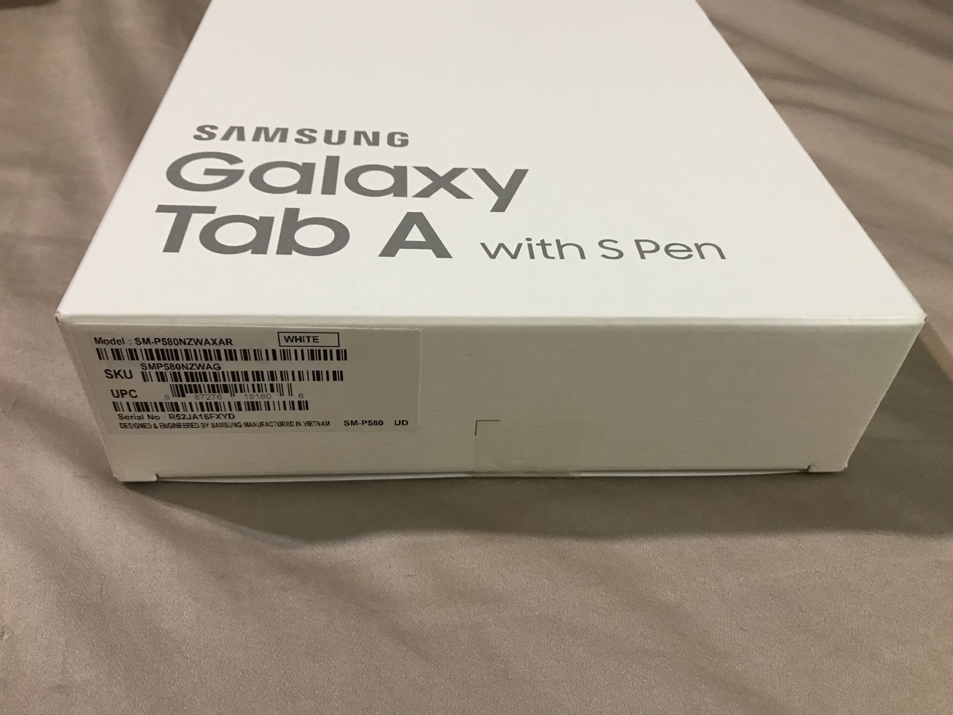 Samsung Galaxy Tab A 10.1” with S Pen
