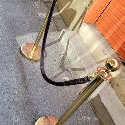 Gold Stanchions
