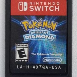 Nintendo Switch Pokemon Brilliant Diamond Loose Cart Only, Tested Works Great