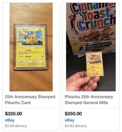 25 Anniversary Draped Holo Pikachu
