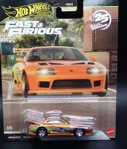 2026 HOT WHEELS PREMIUM FAST & FURIOUS 25YR 1/5 TOYOTA SUPRA CHASE