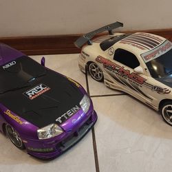 Nikko Toyota Supra Tyco Mazda RX7 R/C Cars