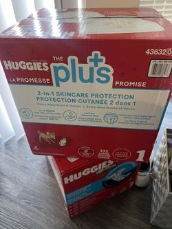 Huggies Plus Size 1 & 2