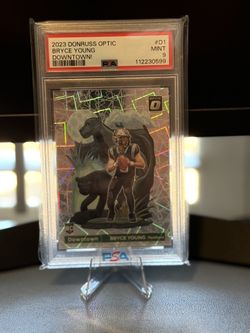Bryce Young Rookie Downtown Optic Psa 9