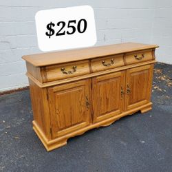 Solid Oak Buffet