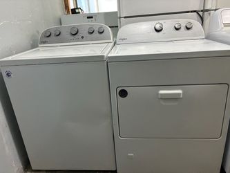 Whirlpool Top Load Washer Machine & GAS Dryer Set