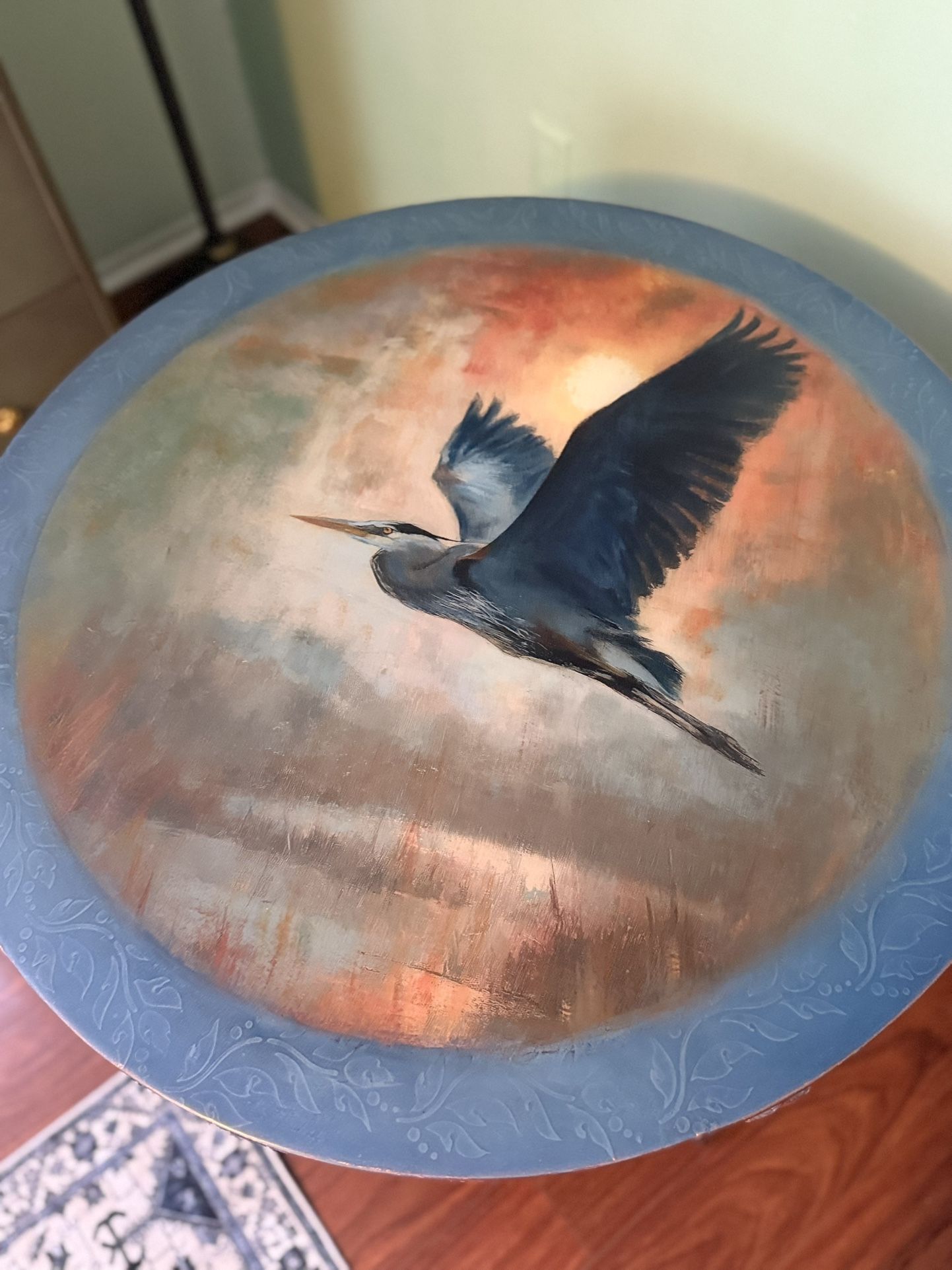 Coastal Hand Painted Table