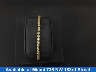 Tennis Bracelet - Yellow Gold 14k (.585) 9.3 grams 8 inch