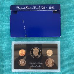 1983 New US Mint Proof Set Coins