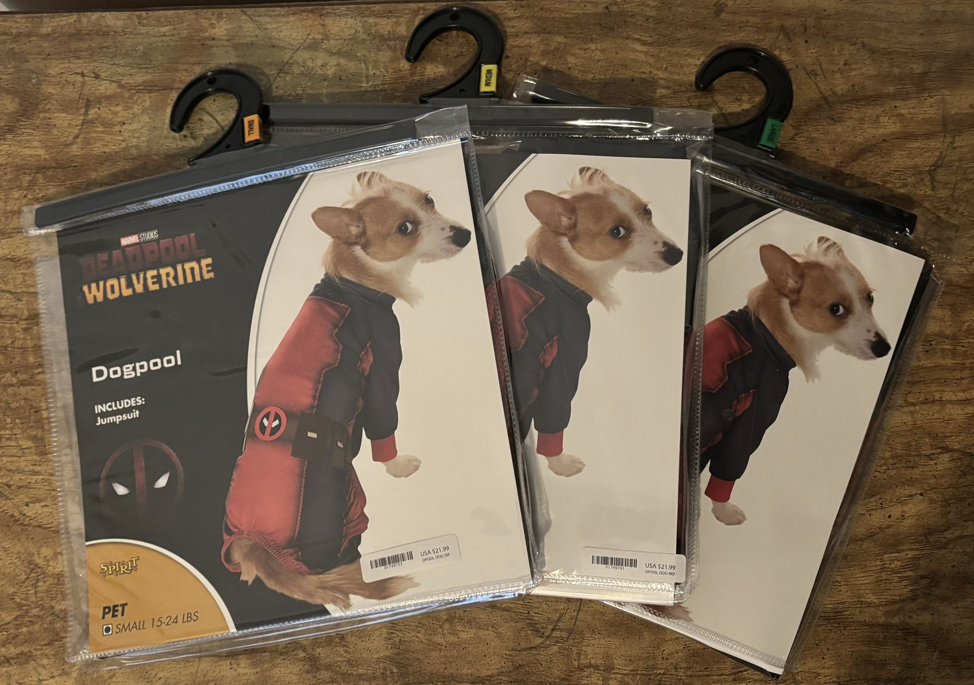 Spirit Halloween Dogpool Costume Size Small Deadpool & Wolverine Movie
