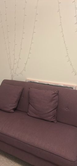 Purple full size couch