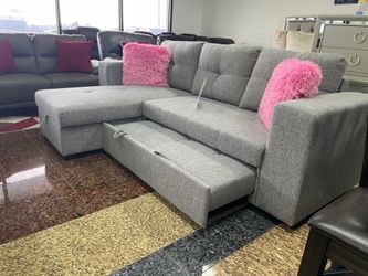 Monaco pullout sofa sectional bed with storage $699