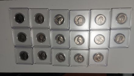 Lot Of 17 Quaters .dates Are 1(contact info removed)