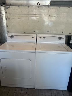 KENMORE WASHER AND. DRYER. SET