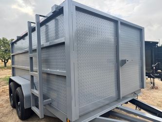 Brand New 12ft Long Diamond Walls Hydraulic Dump Trailer with TARP 👍🏻