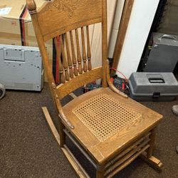 Vintage Wooden Rocking Chair