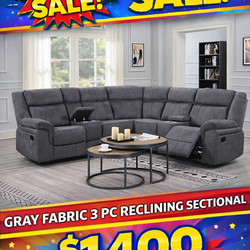 3 Pc sectional