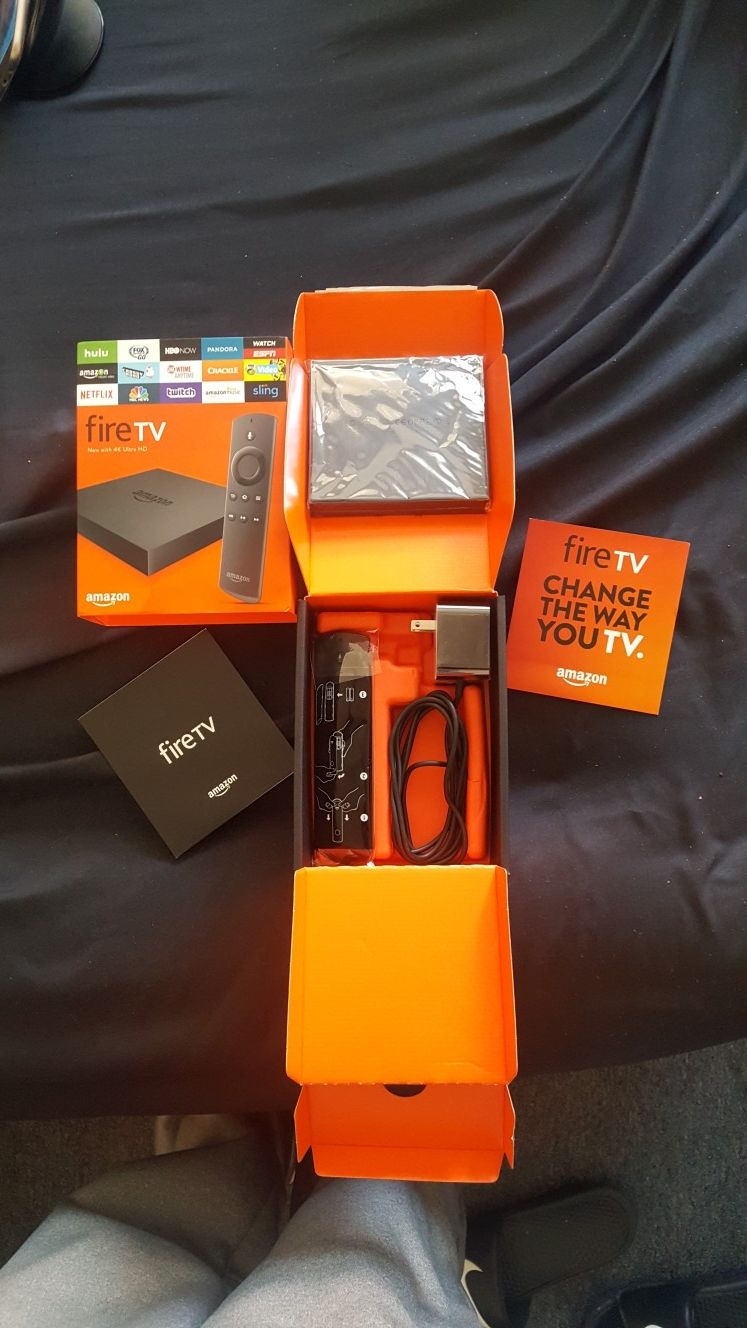 Amazon 4k UHD fire tv box(newest version) $85!