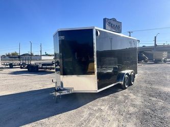 2025 Alcom 7Ft X16ft Enclosed Trailer